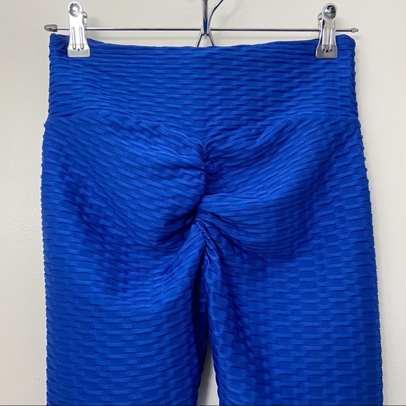 TikTok Butt Leggings Royal Blue Small - Picture 8 of 11